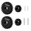 WEFEINO 40CR Steel Overdrive Portal 15T/22T & Underdrive Portal 13T/24T & Stock Portal Gears 14T/23T Set for Redcat Ascent-18 1/18 Scale RC Rock Crawler Upgrades (15T/22T+13T/24T+14T/23T) view 2