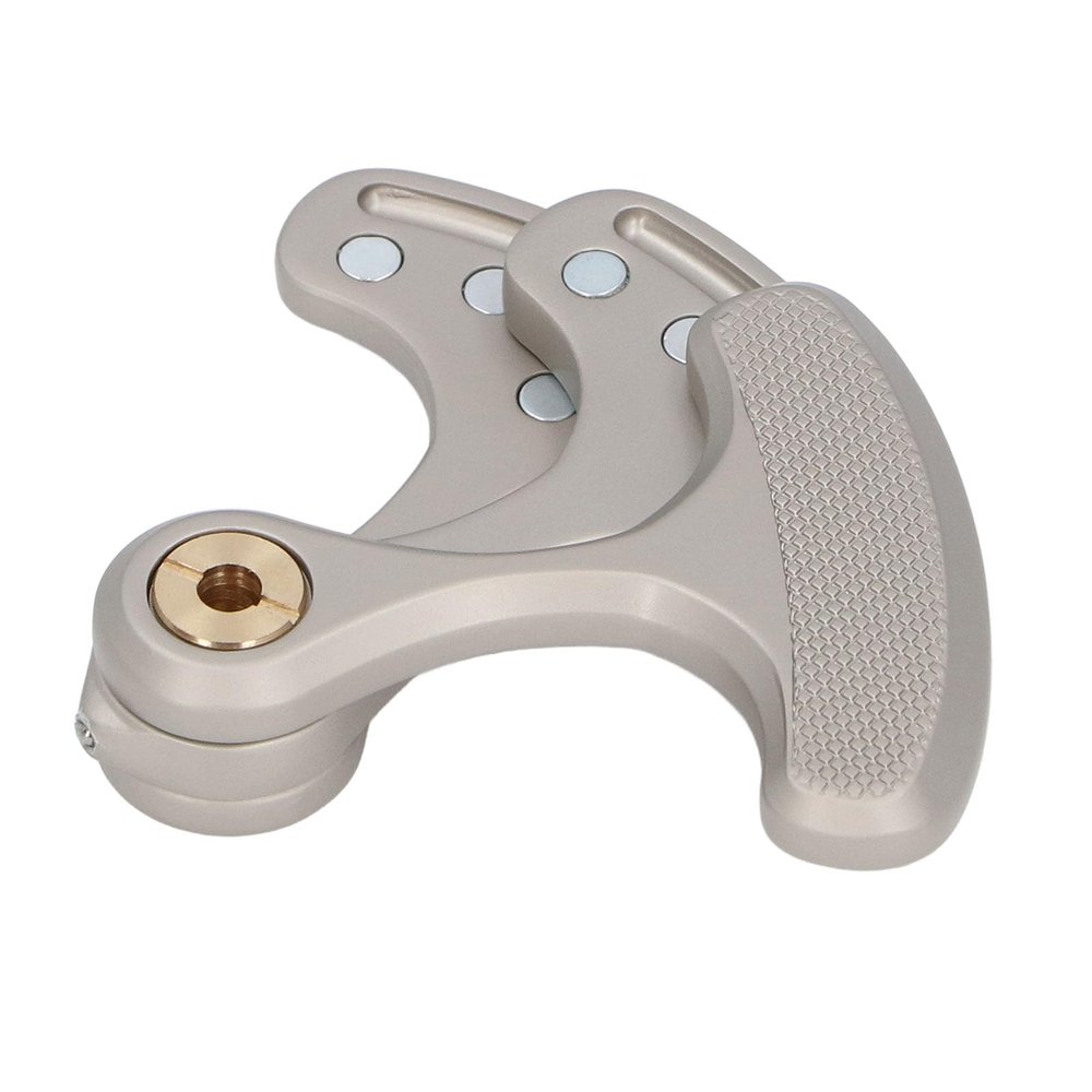 Fidget Slider, 3 Layer Magnetic Push Card Clicker, Metal Fidget Clicker for Adults Teens, Metal Push Card & Clicker, for Anxiety and Stress Relief (Silver)