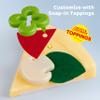 lalalark Play Food Toddler Toy - Pizza Toy with 18 Toppings - Pretend Cutting Food for Kids - Craft 'n Crust - Interactive Check Out - Play Money - Cooking Kitchen Accessories for Boys and Girls view 2