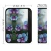 2PCS Car Seat Belt Pads Universal Auto Seatbelt Shoulder Pad Blue Purple Flowers And Green Leaves Seat Belt Cover Comfortable Driving Shoulder Strap Covers Harness Pad for Car Interior Accessories view 2