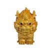 Cliff Cypress Wood, Chinese Auspicious Beast Kirin Sculpture, Small Ornament, mini Unicorn Statue, Good Luck, Cute Mascot for The Town House view 1