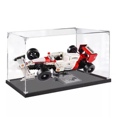 Acrylic Display Case Compatible for le-go 10330 Racing Model Transparent Dustproof Protection Collection Organizer Storage Cabinet (Display Case Only) (3mm)