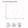 2 Pack Stretchy Nursing Pillow Covers Ultra Soft Slipcovers for Breastfeeding for Baby Girls Boys, Feeding Pillow Cover Fits Standard Infant Support Pillows Positioners Nursing Pillow Case view 2
