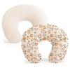 2 Pack Stretchy Nursing Pillow Covers Ultra Soft Slipcovers for Breastfeeding for Baby Girls Boys, Feeding Pillow Cover Fits Standard Infant Support Pillows Positioners Nursing Pillow Case view 1