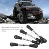 MUNEFE Turnbuckle Pull Rod, Steering Linkages Arm Tie Rod, Adjustment Turnbuckles Camber Linkage Rod Ends for RC Off Road Vehicle view 2