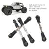 MUNEFE Turnbuckle Pull Rod, Steering Linkages Arm Tie Rod, Adjustment Turnbuckles Camber Linkage Rod Ends for RC Off Road Vehicle view 4