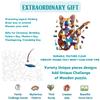 Jollitot Wooden Puzzles, Rock Dog Puzzles 145 Pieces, Wood Challenging Jigsaw Puzzles Birthday Gifts for Women Men, 11.4x10.2in view 2