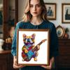 Jollitot Wooden Puzzles, Rock Dog Puzzles 145 Pieces, Wood Challenging Jigsaw Puzzles Birthday Gifts for Women Men, 11.4x10.2in view 4