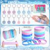 146PCS Frozen Party Favors, Snowflake Birthday Party Favors with Notebooks Stampers Stickers, School Stationery Set Birthday Supplies, Goodie Bag Stuffers Classroom Gift Reward Prize for Kids view 4
