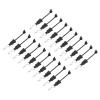 DMiotech 20Pcs Body Clips Pins with Pull Tabs, Silvery Universal RC Cars Parts Shell Replacement Parts for 1/16 1/18 Scale RC Car view 1