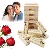 TSFGDYL 48pcs Wooden Tumble Tower Couples Game, Party Night Blocks, Stacking Block, Wooden Board Stacking Game for Couple Night Classic view 1