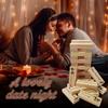 TSFGDYL 48pcs Wooden Tumble Tower Couples Game, Party Night Blocks, Stacking Block, Wooden Board Stacking Game for Couple Night Classic view 3