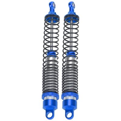 2Pcs 130mm RC Metal Shock Absorber Damper Set for HSP RGT Himoto Redcat 1:10 RC Car (Dark Blue)