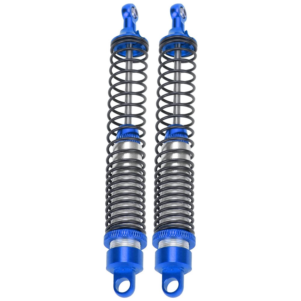 2Pcs 130mm RC Metal Shock Absorber Damper Set for HSP RGT Himoto Redcat 1:10 RC Car (Dark Blue)