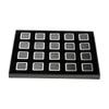 GemTrue Loose Gemstone Storage Box Case Diamond Display Box Tray Set DK21663-20 (Shiny Silver) view 1