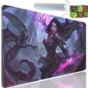 Yuxcfhjfe Playmat for MTG, 24x14 Inches Playmats, for TCG and CCG Trading Card Game Mat, Non-Slip Rubber for MTG Playmats with A Storage Bag and 6 Dice Set, Anime Magic Girl Pattern view 1