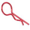 10Pcs 10.5MM RC Car Shell Clip RShape Metal Body Clips Pins for 1/5 1/6 1/8 1/10 RC Car (Red) view 3