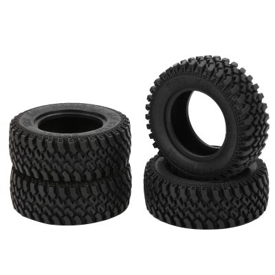 4pcs RC Rubber Wheels Tyre Front and Rear Tires for MN86 1/12 RC Crawlers Upgrade Parts