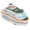 Bnineteenteam Vintage Cruise Ship Tin Toy, Cruise Ship Wind Creative Props for Vintage Collectible view 2