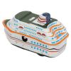 Bnineteenteam Vintage Cruise Ship Tin Toy, Cruise Ship Wind Creative Props for Vintage Collectible view 3