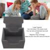 ANGGREK Game Card Storage Box, Magnetic Closure Card Deck Box Lightweight for Tarot Cards (Gray) view 3
