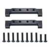StiNGZjdM Metal Front Double Servo Mount Fixed Mount Rudder Frame Compatible with Tamiya 1/14 RC Trailer Tractor Truck Modification Parts view 1