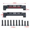 StiNGZjdM Metal Front Double Servo Mount Fixed Mount Rudder Frame Compatible with Tamiya 1/14 RC Trailer Tractor Truck Modification Parts view 3