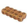 ANGGREK Finger Guessing Dice, Lightweight Portable Rock Scissors Paper Dice Easy Reading Luminous for Educational Game (Orange) view 1