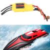125A 2Way Water Cooling Brushless ESC Electronic Speed Controller for RC Boat Airship view 2