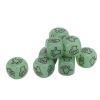 ANGGREK Finger Guessing Dice, Lightweight Portable Rock Scissors Paper Dice Easy Reading Luminous for Educational Game (Green) view 2