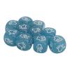 ANGGREK Finger Guessing Dice, Lightweight Portable Rock Scissors Paper Dice Easy Reading Luminous for Educational Game (Blue) view 4
