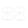 4 Pieces Guard Protector Compatible with Phantom 4 Pro V2.0 Advanced Drone Quick Release Prop Bumper Accessory view 1