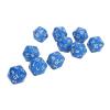 ANGGREK Polyhedral Dice, Impactresistant Tabletop Game Dice for The Classroom (Blue) view 4