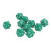 ANGGREK Polyhedral Dice, Impactresistant Tabletop Game Dice for The Classroom (Green) view 2
