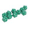 ANGGREK Polyhedral Dice, Impactresistant Tabletop Game Dice for The Classroom (Green) view 4