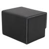 ANGGREK Game Card Storage Box, Magnetic Closure Card Deck Box Lightweight for Tarot Cards (Black) view 1