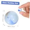 JOINPAYA 50pcs Milk Patterned Glass Marbles Sparkly Beads for Crafts Decorative Balls for Boys and Girls DIY view 2
