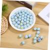 JOINPAYA 50pcs Milk Patterned Glass Marbles Sparkly Beads for Crafts Decorative Balls for Boys and Girls DIY view 4