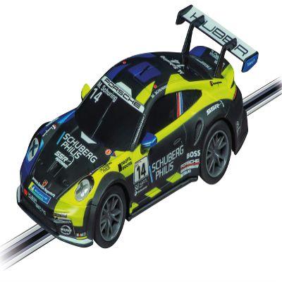 Carrera 64245 Porsche 992 GT3 Cup Huber Racing, No.14 1:43 Scale Analog Slot Car Racing Vehicle GO Slot Car Toy Race Track Sets