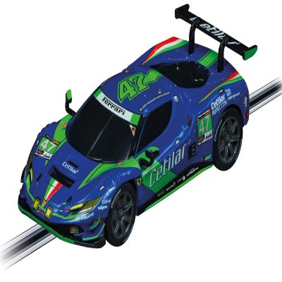 Carrera 64243 Ferrari 296 GT3 Cetilar Racing, No.47 1:43 Scale Analog Slot Car Racing Vehicle GO Slot Car Toy Race Track Sets