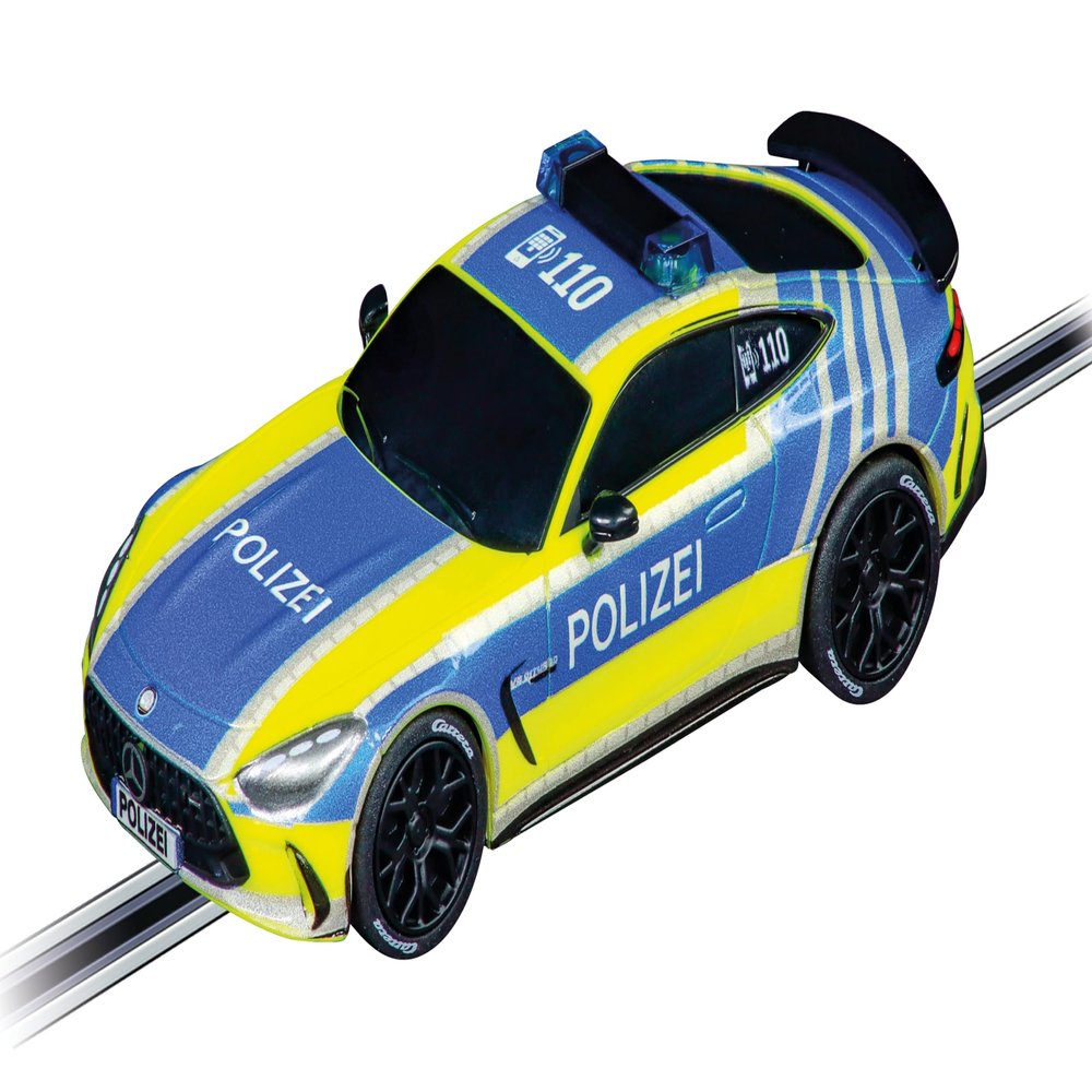 Carrera 64254 AMG Mercedes GT 63 "Polizei 1:43 Scale Analog Slot Car Racing Vehicle GO Slot Car Toy Race Track Sets
