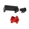 Drfeify Transmitter Phone Mount Compatible for TX TQi, Adjustable Stable Metal Phone Holder Base Bracket Stand for Phones Over 5.5 Inch (Red) view 2