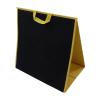 Drfeify Card BinderFelt Quiet BoardFelt Teaching Board,4 Pocket 20 Pages Trading Card Collector Album Folder 160 Capacity Collection Album Holder Felt Flannel Stories BoardMagnetic (Blue Black) view 4