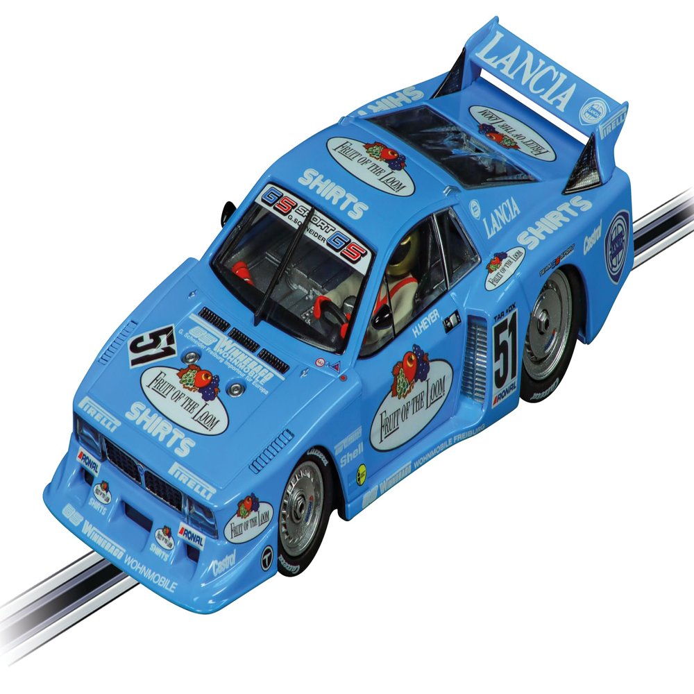 Carrera 32029 Lancia Beta Montecarlo Turbo Fruit of The Loom No. 51" 1:32 Scale Digital 132 Slot Car