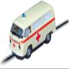 Carrera 32033 VW Bus T2b Ambulance, Red Cross 1:32 Scale Digital 132 Slot Car view 1