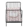 1:12 Mini Children Metal Bed Miniature Dollhouse Bedroom Accessories Doll House European Style Black Bedroom Furniture (Type A) view 3