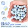 ibasenice 50pcs Patterned Glass Marbles for Boys and Girls Crafts Smooth Lightweight Safe for Decoration and Games view 3
