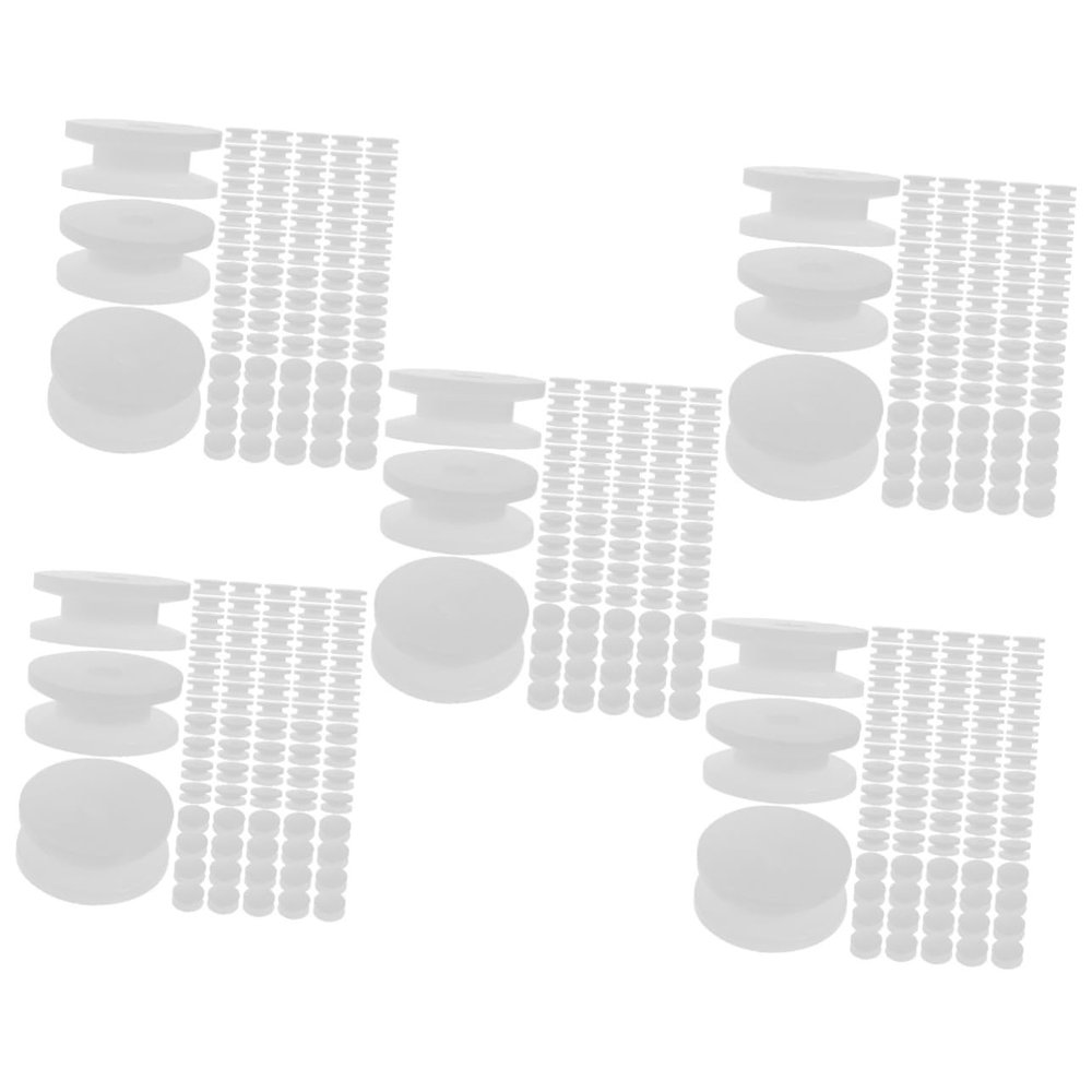 BCOATH 500pcs Mini Plastic Pulley Wheels Hole for Rc Toys and Gear Motors Compact Lightweight Design Easy to Install High Performance Replacement Parts