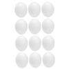 HAPINARY 12pcs Realistic Fake Bird Eggs Multi-Function Props for Breeding Easter Decoration and Crafts for Parrots and Garden Nest Decor view 1