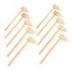 Garneck 10pcs Mini Wooden Hammers Lightweight Pointed Mallets for Safe Polished Surface Toy Hammer for Hand-eye Coordination and Dexterity Development view 1